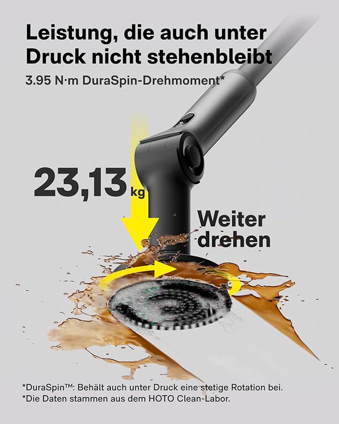 HOTO • Cleaning Tools • Flexi Cordless Spin Scrubber • QWQJA08