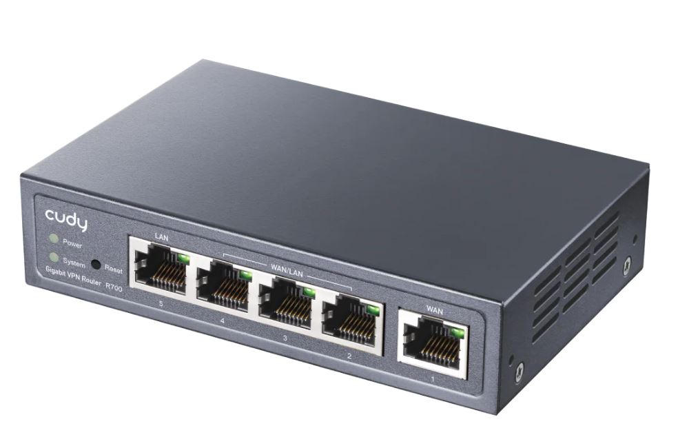 Cudy Gigabit Multi-WAN VPN Router wired router Fast Ethernet, Gigabit Ethernet Grey