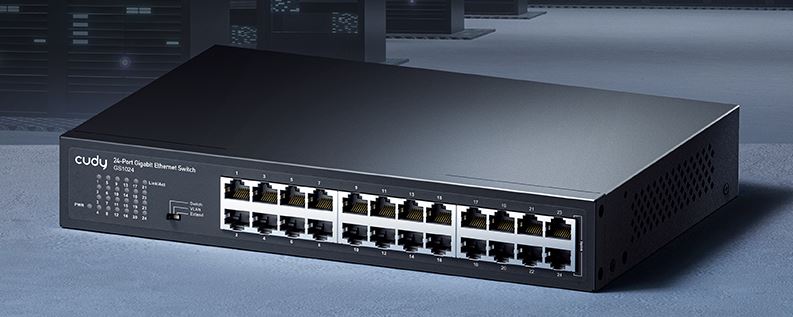 Cudy GS1024 network switch Gigabit Ethernet (10/100/1000) Black