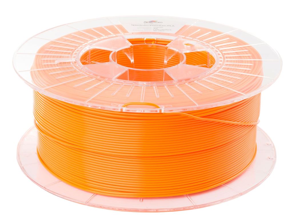 Spectrum 80008 3D printing material Polylactic acid (PLA) Orange, Transparent 1 kg