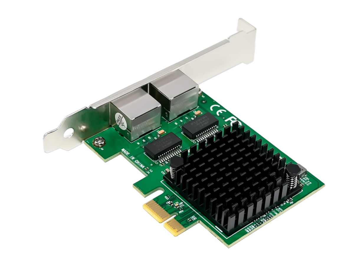 ALLNET PCIe 2.5G X4 Dual Port 2.5 Gigabit Server Adapter- Copper RJ45 - ALL0144v2-2-2.5G-TX