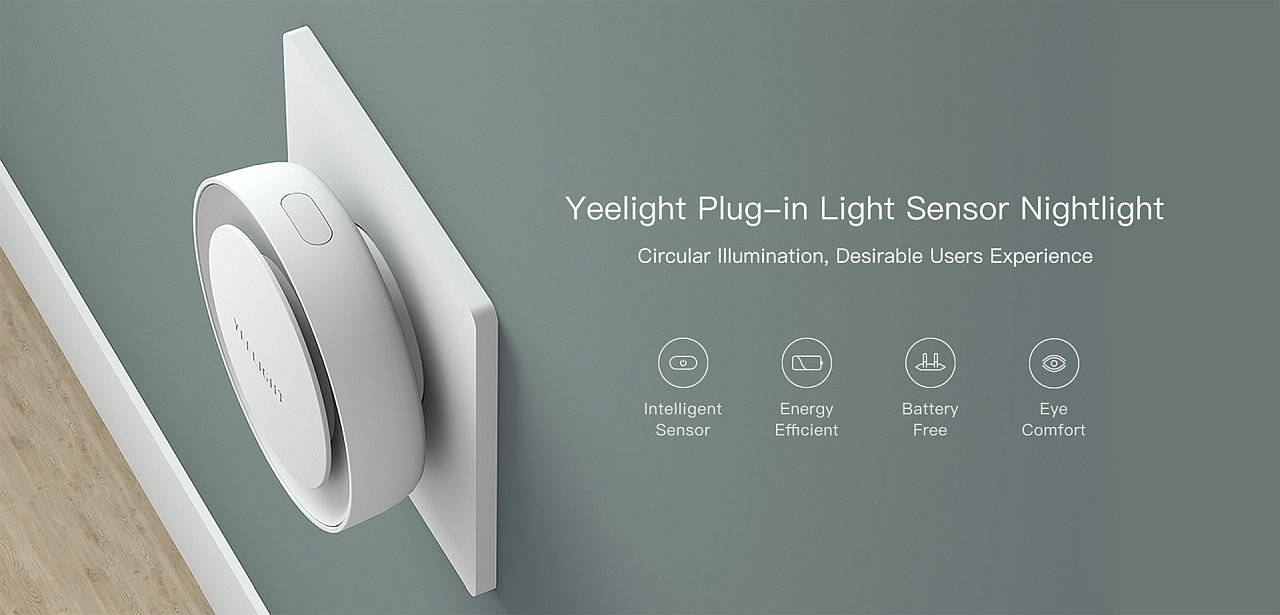 Yeelight Plug-in Light Sensor Nightlight – LED Produkt
