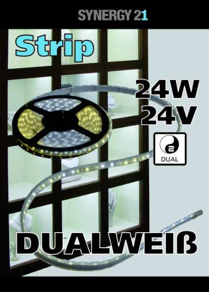 Synergy 21 LED Flex Strip 3528 - 120 DW (CCT) DC24V 24W pro Farbe IP20 Synergy 21 LED Flex Strip 3528 - 120 DW (CCT) DC24V 24W pro Farbe IP20