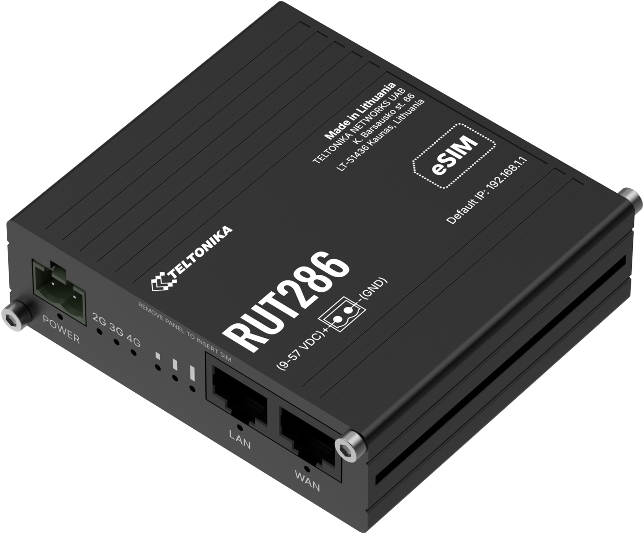 Teltonika · Router · RUT286 · Industrielles globales LTE CAT 4 Router