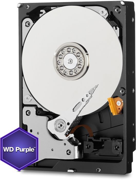 Western Digital Blue Purple internal hard drive 8 TB 5400 RPM 256 MB 3.5" Serial ATA III