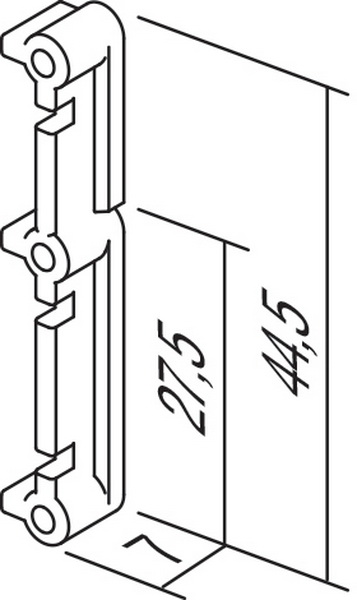 TEM Serie  Unterputz Dosen DISTANCE PIECE FOR BOXPM 50/1