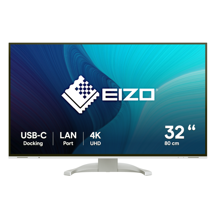 TFT 31,5" EIZO FlexScan EcoView 4K UHD EV3240X-WT Monitor weiss, IPS-Panel