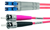Telegärtner L00890A0037 InfiniBand/fibre optic cable 1 m 2x ST 2x LC Orange