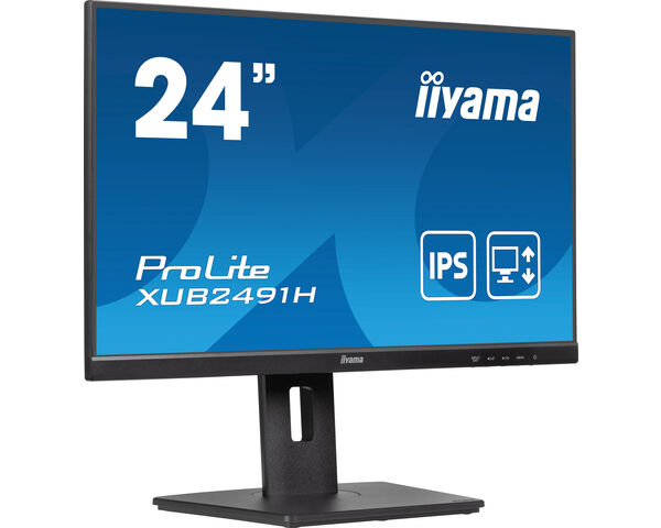 iiyama ProLite XUB2491H-B1 computer monitor 60.5 cm (23.8") 1920 x 1080 pixels Full HD LED Black