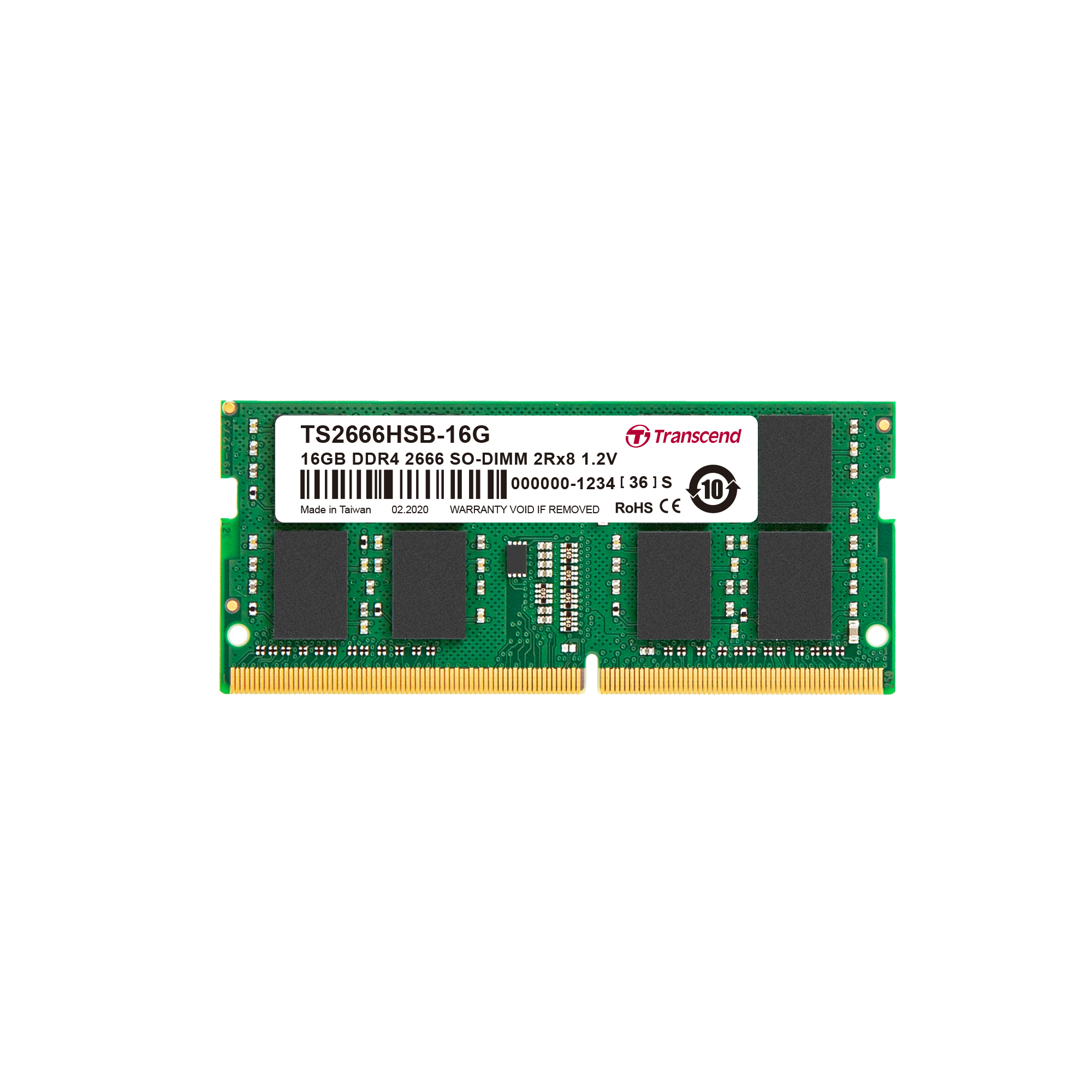 MEM So-DIMM2666 DDR4 16GB Transcend MEM So-DIMM2666 DDR4 16GB Transcend