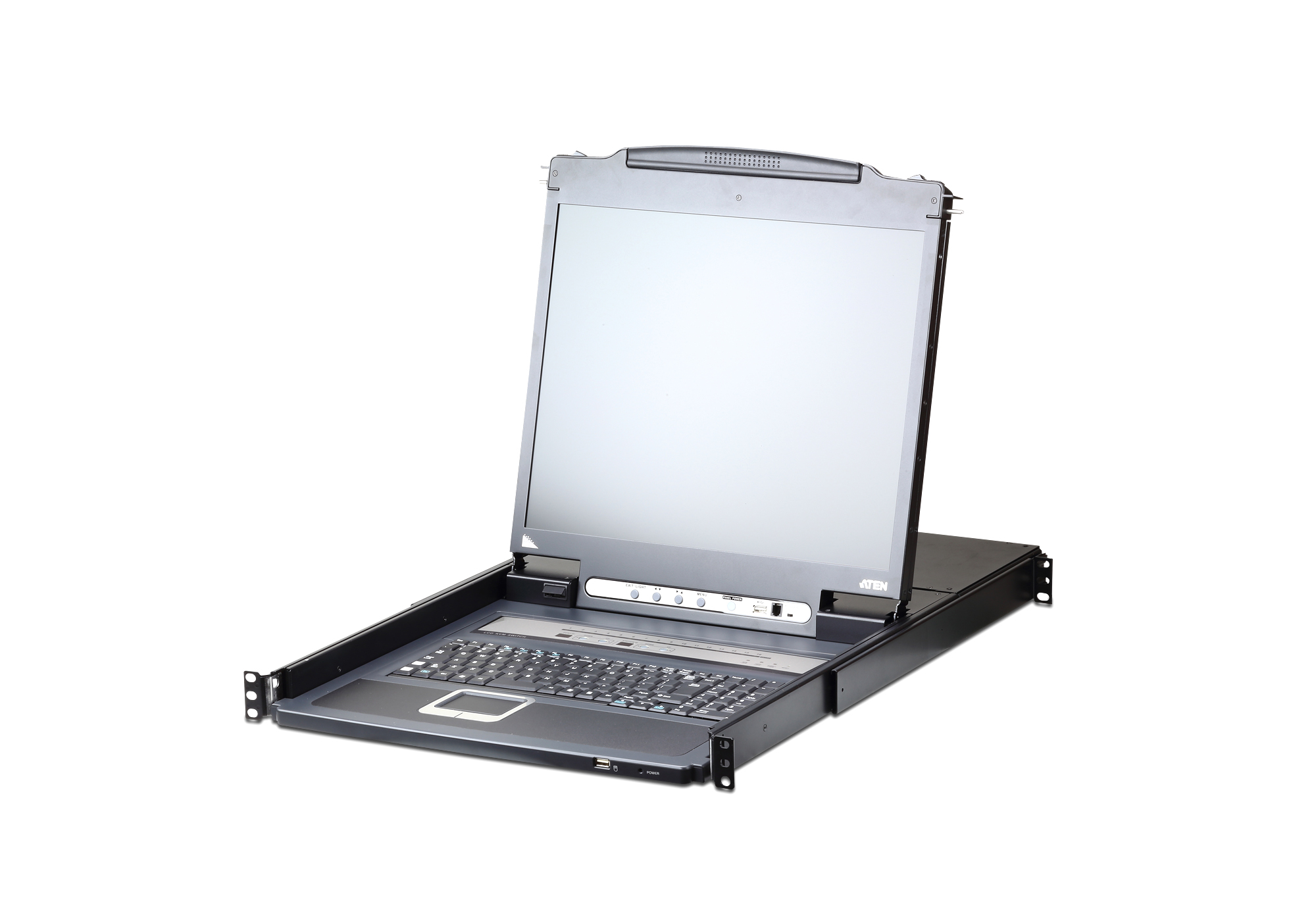 ATEN CL5716IM-ATA-2XK06GG rack console 43.2 cm (17") Black 1U