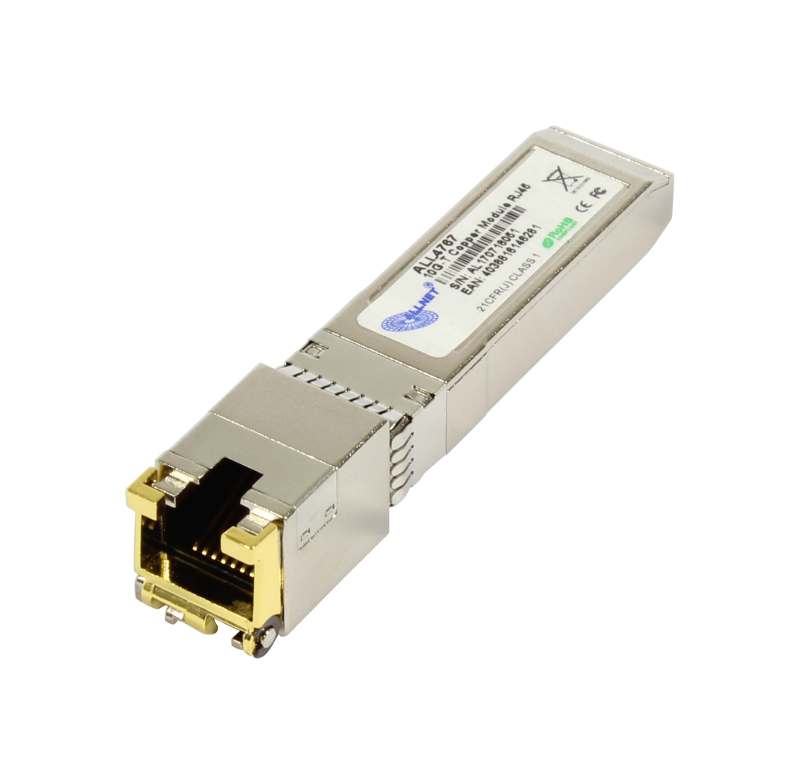ALLNET Switch Modul ALL4767 SFP+(Mini-GBIC), 10Gbit, RJ45(TP), ALLNET Switch Modul ALL4767 SFP+(Mini-GBIC), 10Gbit, RJ45(TP),