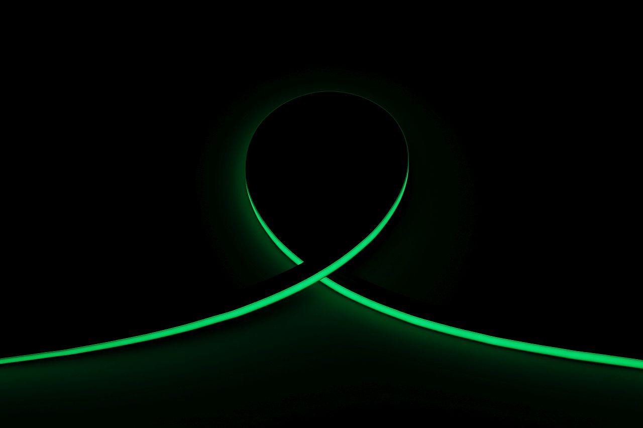 Synergy 21 LED Flex Strip NEON Black für Akustik Panele LED RGB IP20