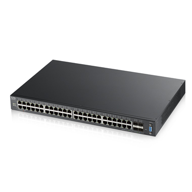 Zyxel XGS2210-52 Managed L2 Gigabit Ethernet (10/100/1000) 1U Black