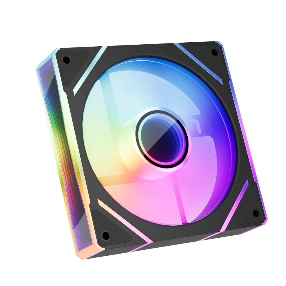 1stPlayer RGB Gehäuse Lüfter FC7R Schwarz