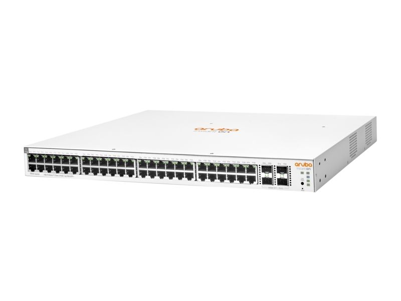 HPE Aruba Networking Networking Instant On Switch 48p Gigabit CL4 PoE 4p SFP+ 370W 1930