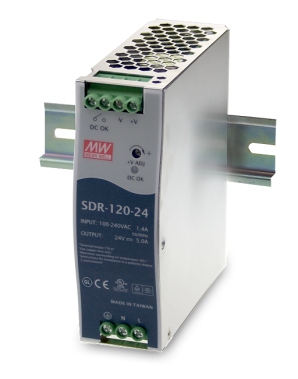 Switching Power Supply SDR-120-24 Mean Well