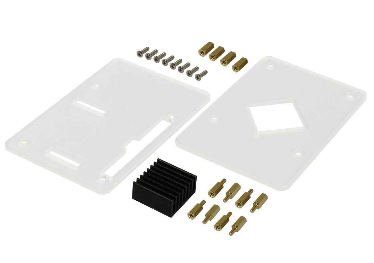 Rock Pi zbh. Simple Acrylic Case + small heat sink Rock Pi zbh. Simple Acrylic Case + small heat sink