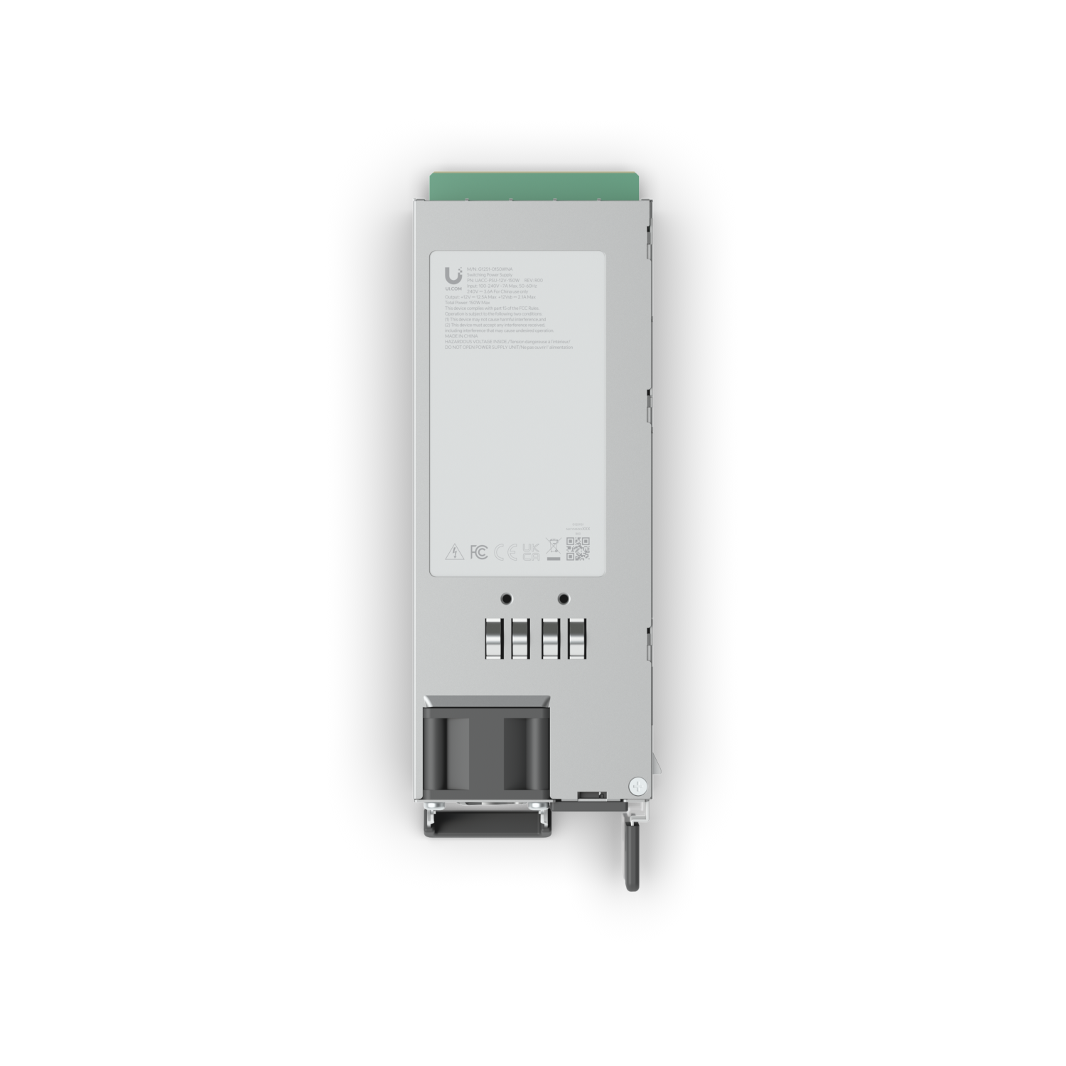 Ubiquiti UACC-PSU-12V-150W power adapter/inverter Indoor Green, Grey