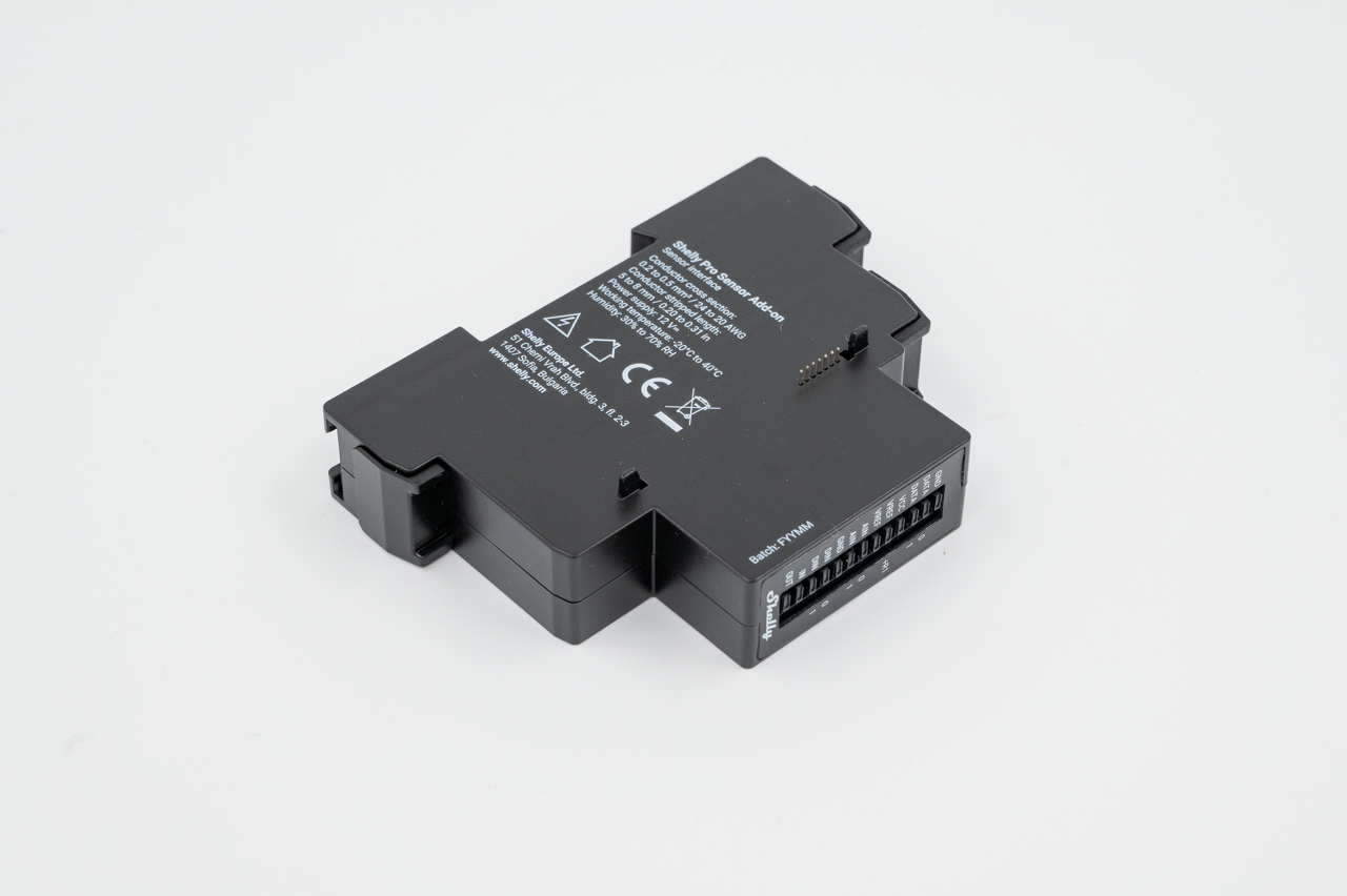 Shelly · Hutschiene Zubehör · "Pro Sensor Add-on"