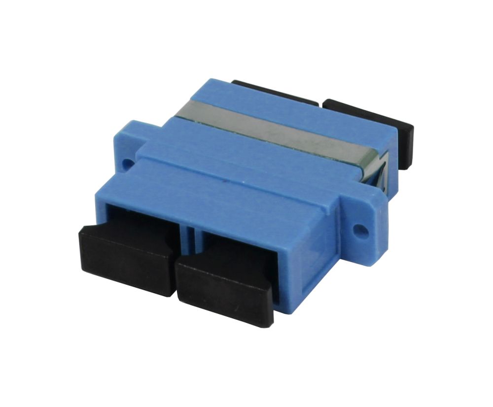 LWL-Kupplung,SC-Buchse/SC-Buchse,  9/125u Singlemode, duplex, PVC, OS2, Keramikhülse, mit Flansch, Synergy 21 LWL-Kupplung,SC-Buchse/SC-Buchse,  9/125u Singlemode, duplex, PVC, OS2, Keramikhülse, mit Flansch, Synergy 21