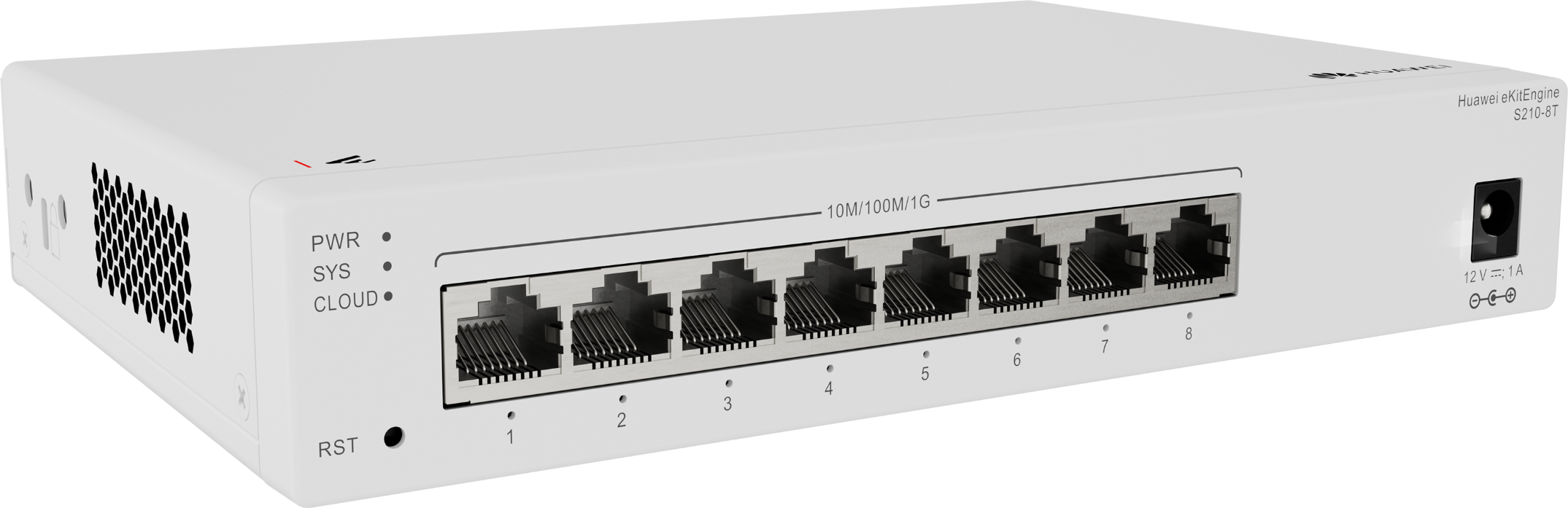 Huawei Switch Full Managed L2 8 Port • 8x GbE • S210-8T • EKit