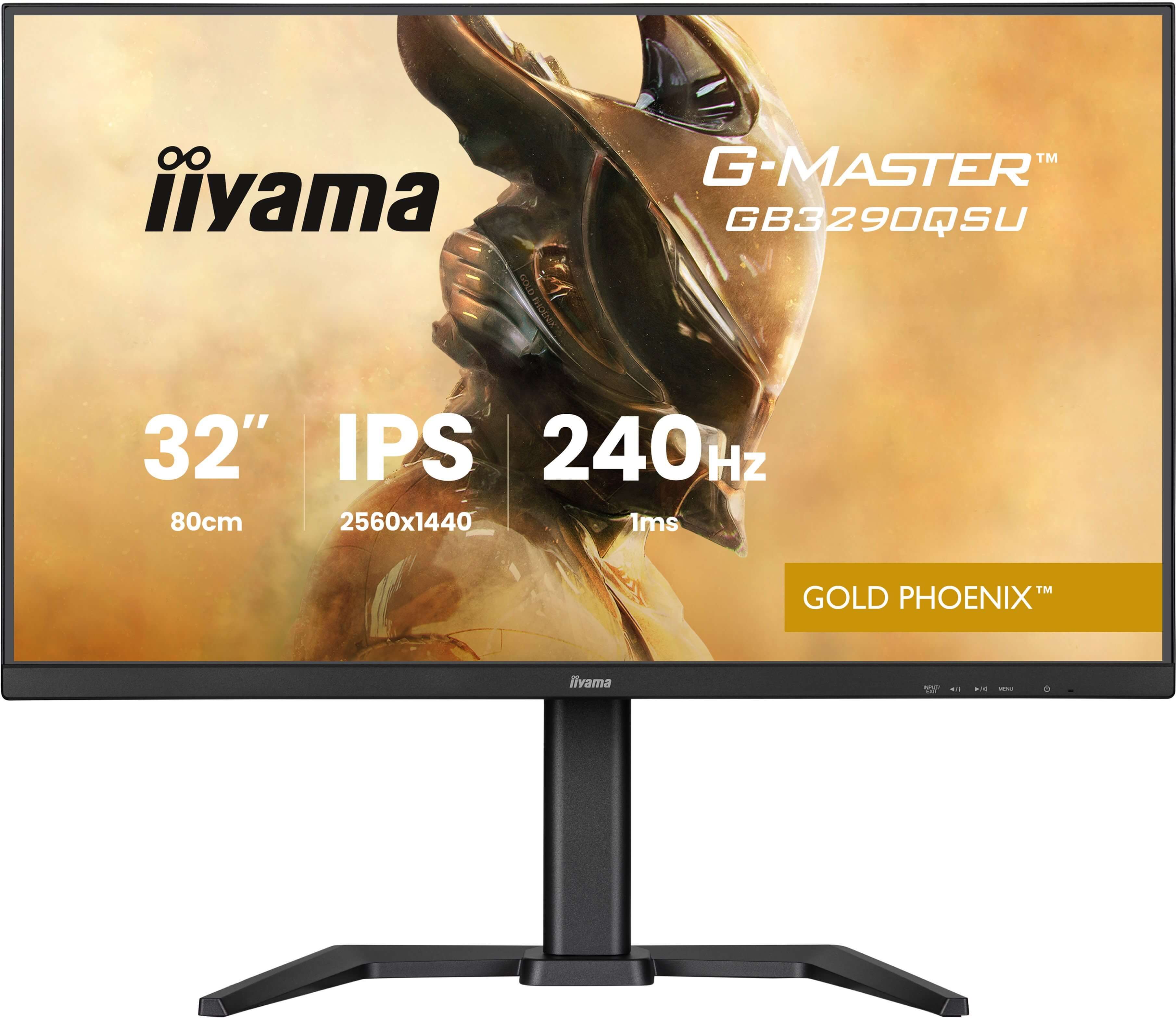 iiyama G-MASTER GB3290QSU-B1 computer monitor 80 cm (31.5") 2560 x 1440 pixels Quad HD LED Black