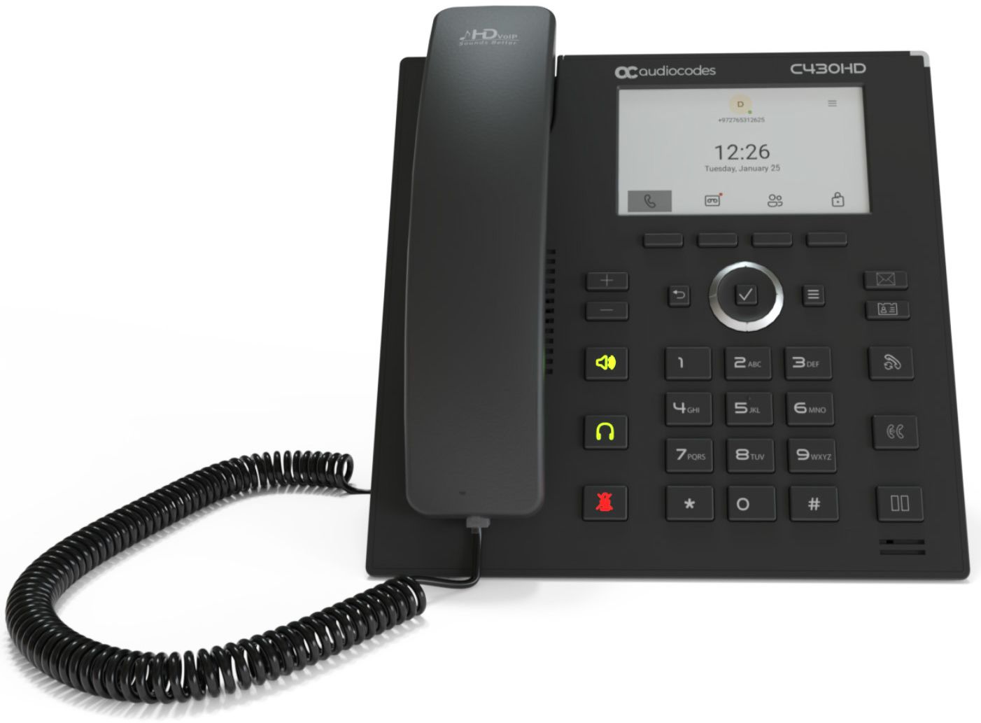 TEAMS C430HD IP Phone - PoE, Gigabit Ethernet