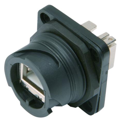 Telegärtner RJ45-Kupplung mit Flanschset STX V1 CAT6 Telegärtner RJ45-Kupplung mit Flanschset STX V1 CAT6