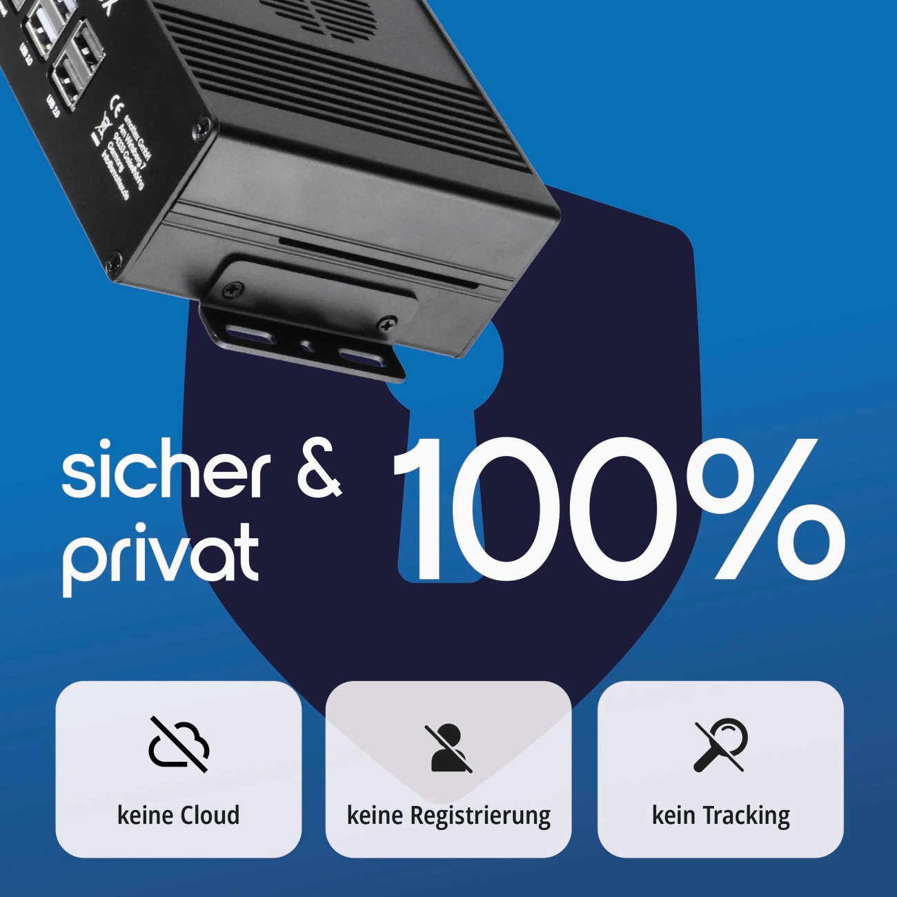 Home Assistant Black Plug & Play Set · installiert & konfiguriert · Raspberry Pi 5 · 16GB RAM · 256GB SSD