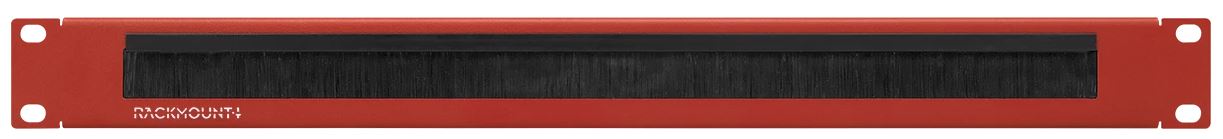Rackmount.IT, Zbh. Brush Plate, WG-Red, 1HE/19 "