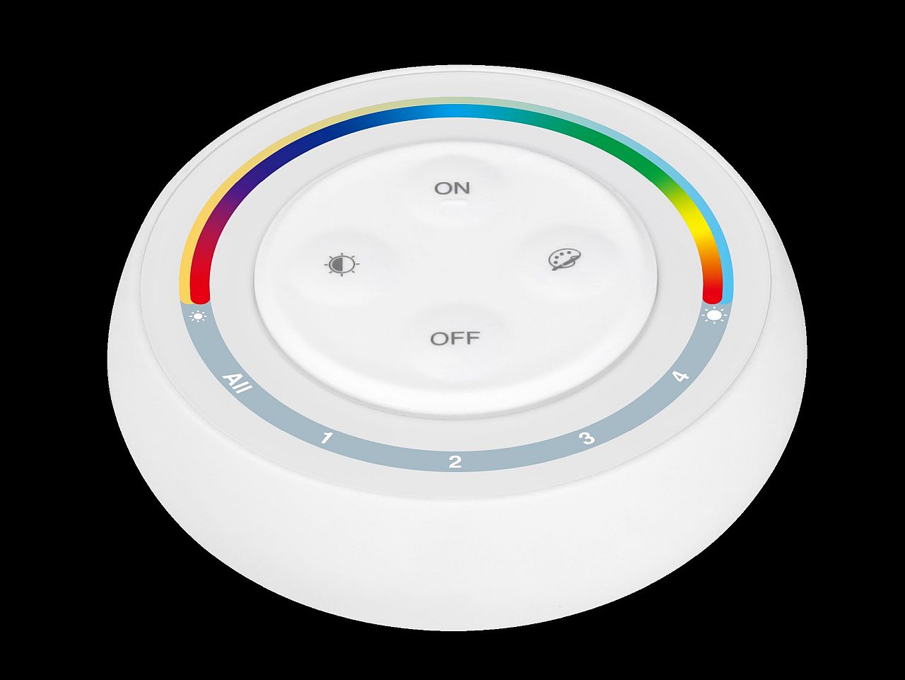LED Fernbedienung Rainbow Remote (W) RGB CCT 4Zonen Milight/Miboxer