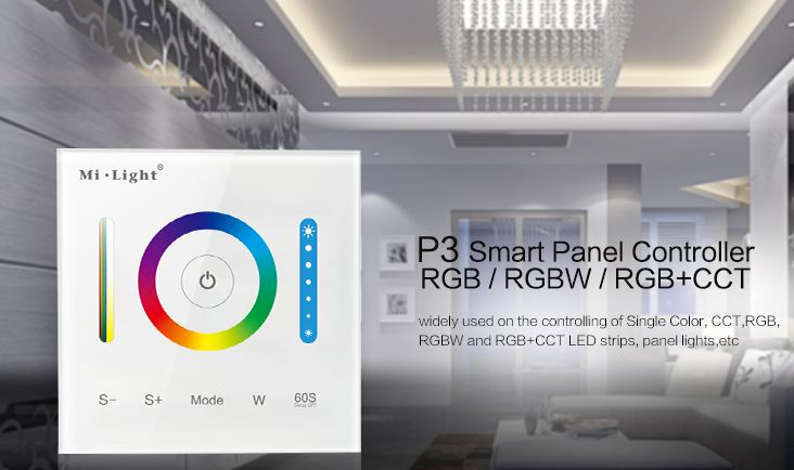 LED Fernbedienung Smart Panel Controller (RGB/RGB-W/RGB CCT) Milight/Miboxer