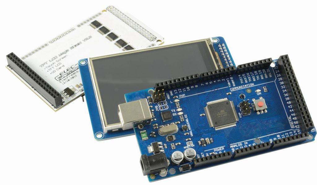 ALLNET 4duino Board Mega 2560 R3 Touch Screen Kit ALLNET 4duino Board Mega 2560 R3 Touch Screen Kit