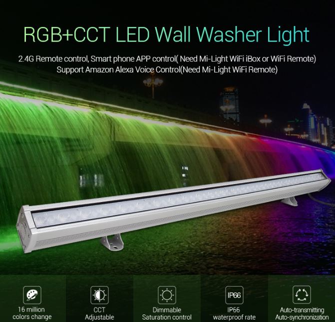LED Wallwasher 48W RGB CCT IP66 Milight/Miboxer