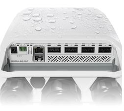 Mikrotik CRS504-4XQ-OUT network switch Managed L3 Fast Ethernet (10/100) Power over Ethernet (PoE) 1U White