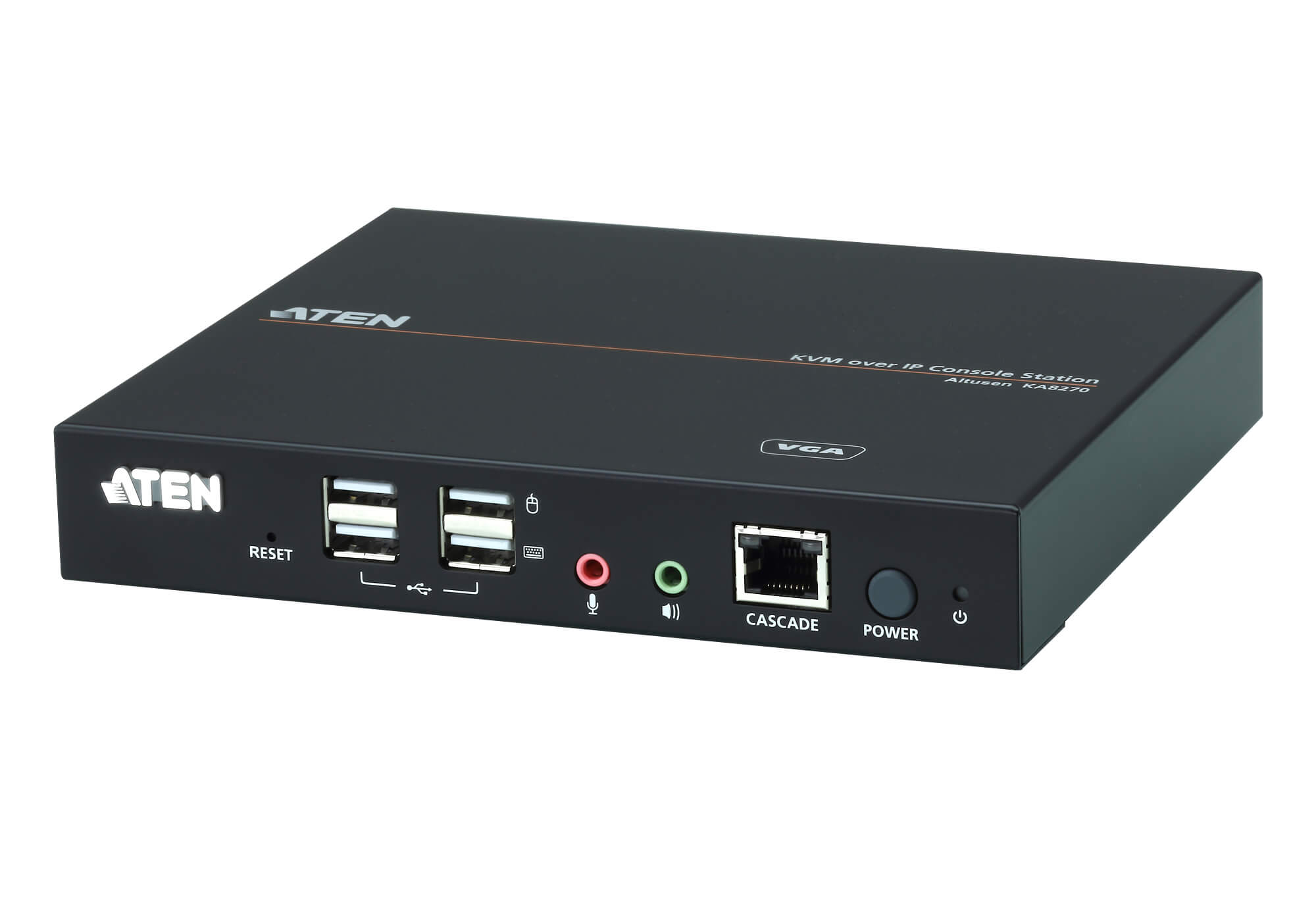 Aten KVM-Switch  1-fach,LAN(IP), VGA