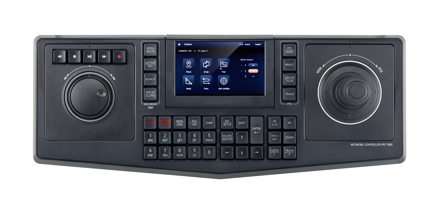Hanwha Vision Recorder Controller • Keyboard • SPC-7000