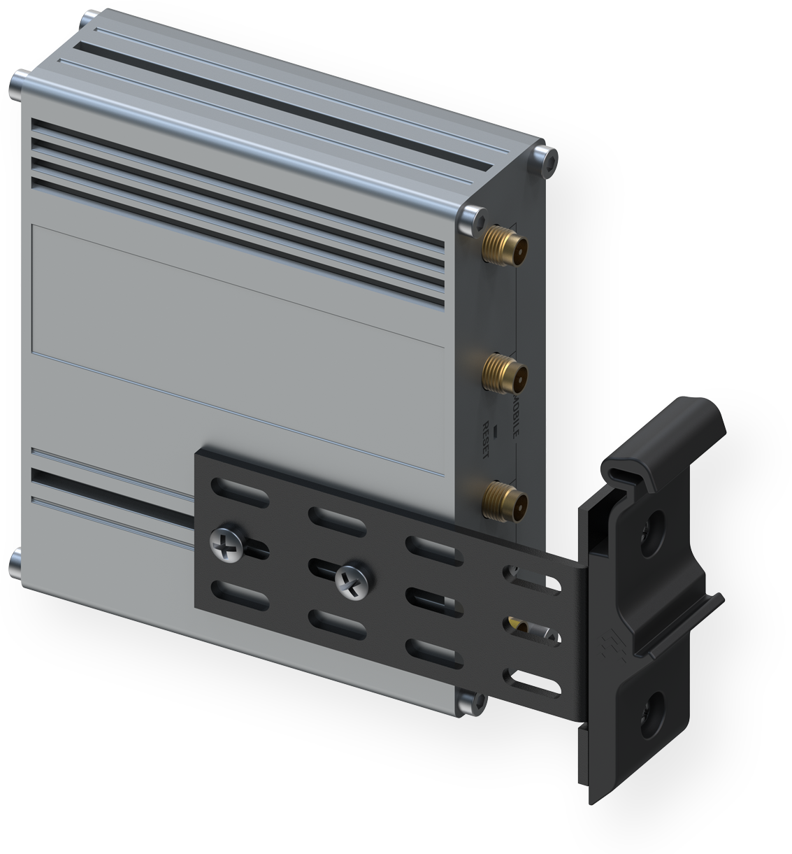 Teltonika · Zubehör · Montage · DIN Rail Kit Adapter