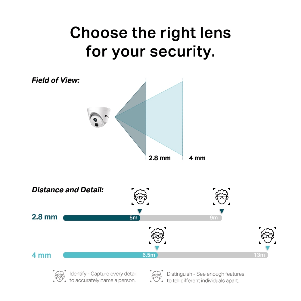 VIGI by tp-link 4MP Turret Network Camera - VIGI C440I(2.8mm)