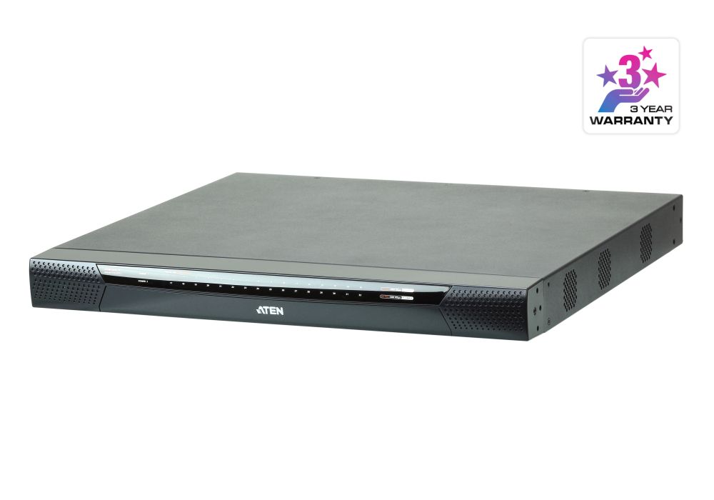 ATEN 32-Port 3-Bus CAT5e/6 KVM Over IP Switch, with Audio & Virtual Media Support