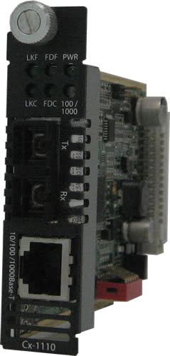 Perle CM-1110-S2SC40 network media converter Internal 1000 Mbit/s 1310 nm Single-mode