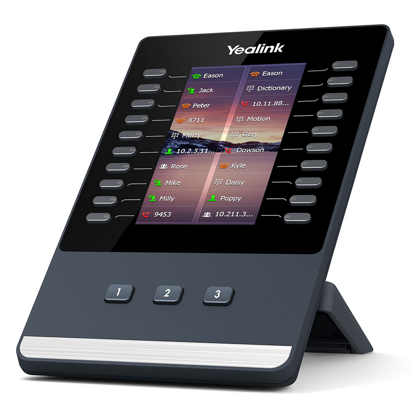Yealink EXP43 IP add-on module Black, Grey 23 buttons