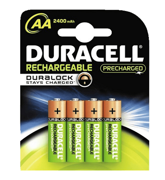 Batterie Akku wiederaufladbar AA 1,2V (HR06) *Duracell* StayCharged - 4er-Pack