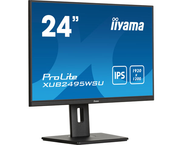 iiyama ProLite XUB2495WSU-B7 computer monitor 61.2 cm (24.1") 1920 x 1200 pixels WUXGA LED Black