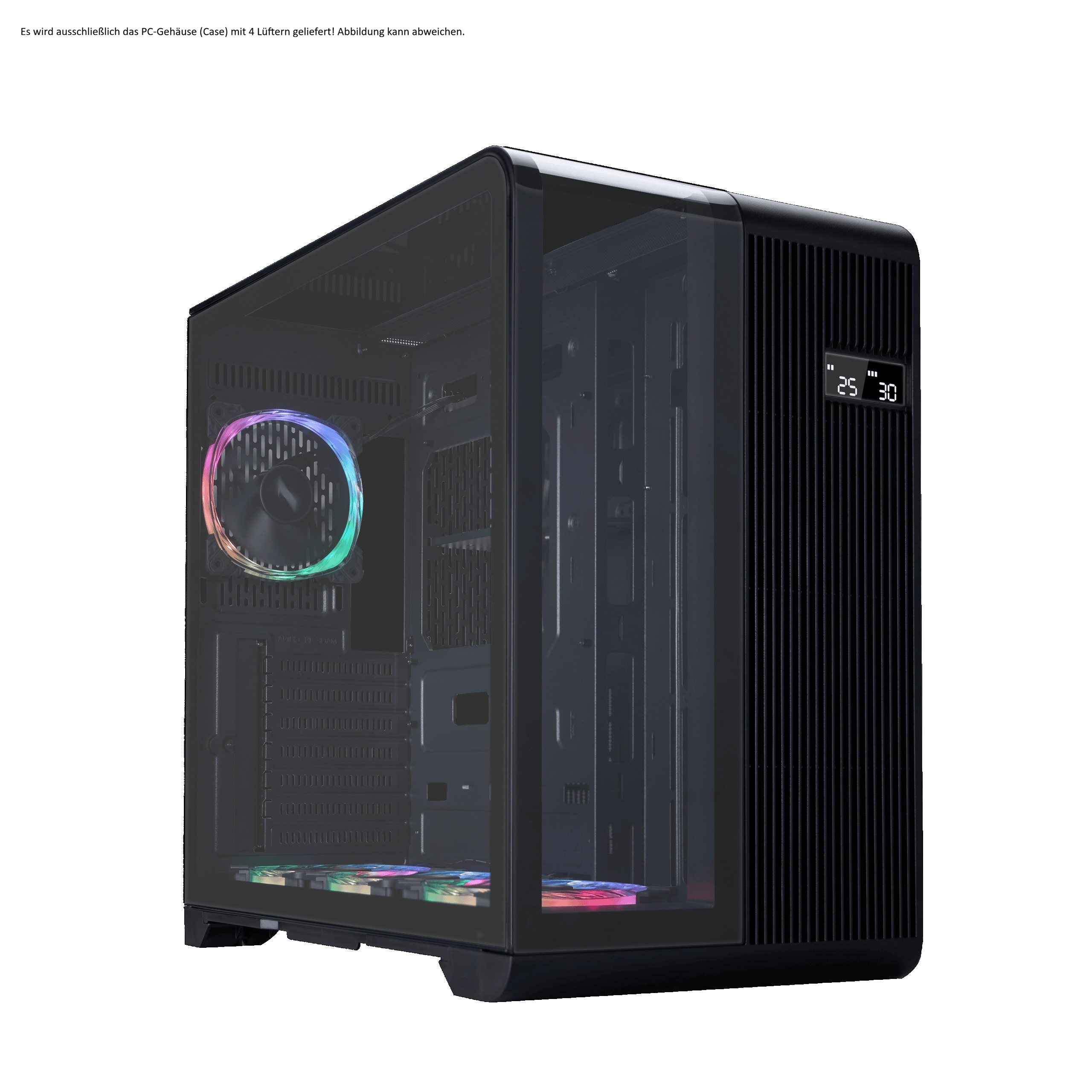 1stPlayer PC Gehäuse RT7 Schwarz mit 4 Lüftern