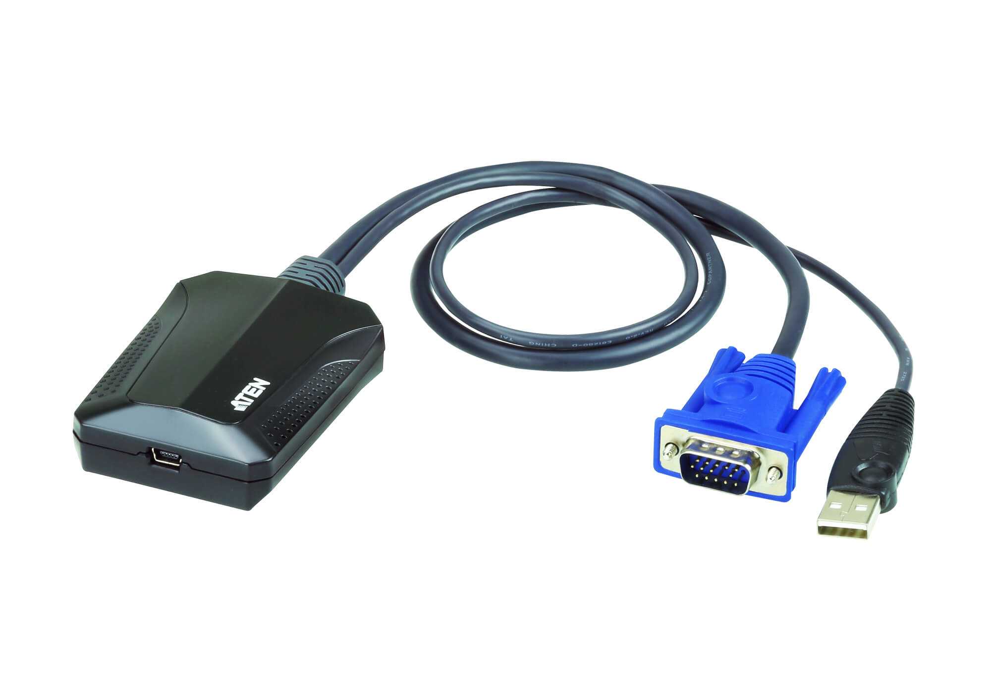 Aten Konverter USB mini  VGA/USB, Laptop USB KVM Konsole Crash Cart Adapter