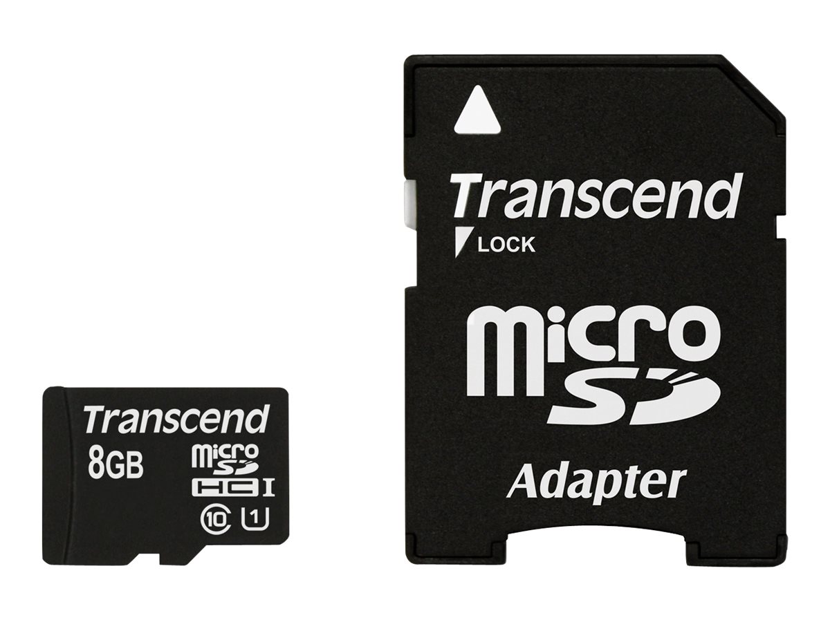 Flash SecureDigitalCard (microSD)   8GB - Transcend DU1