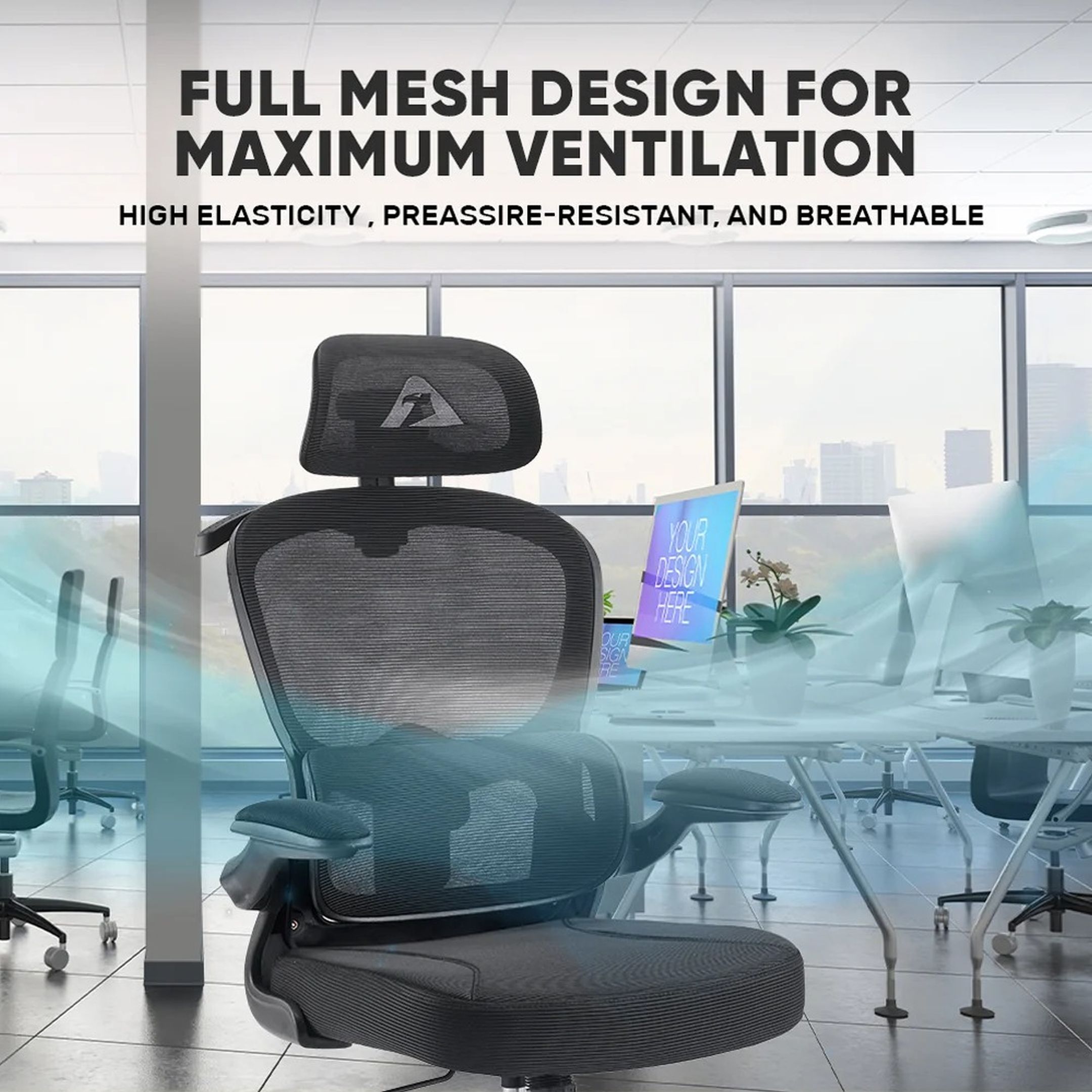 Armaggeddon Vertebrae V3 Gaming Chair (Black)