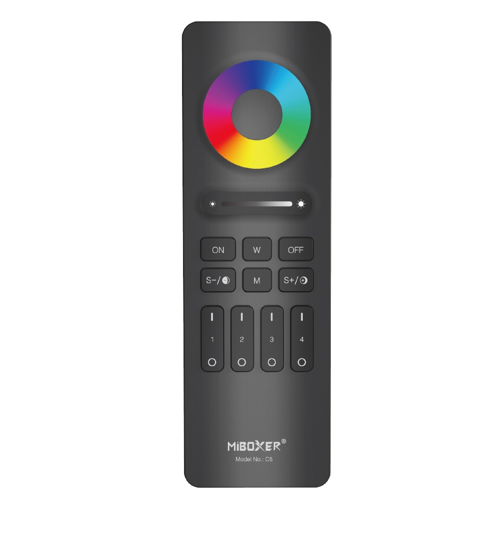 Synergy 21 LED Fernbedienung 2,4GHz (RGB+CCT) 4 Zonen *Milight/Miboxer* (b) Synergy 21 LED Fernbedienung 2,4GHz (RGB+CCT) 4 Zonen *Milight/Miboxer* (b)